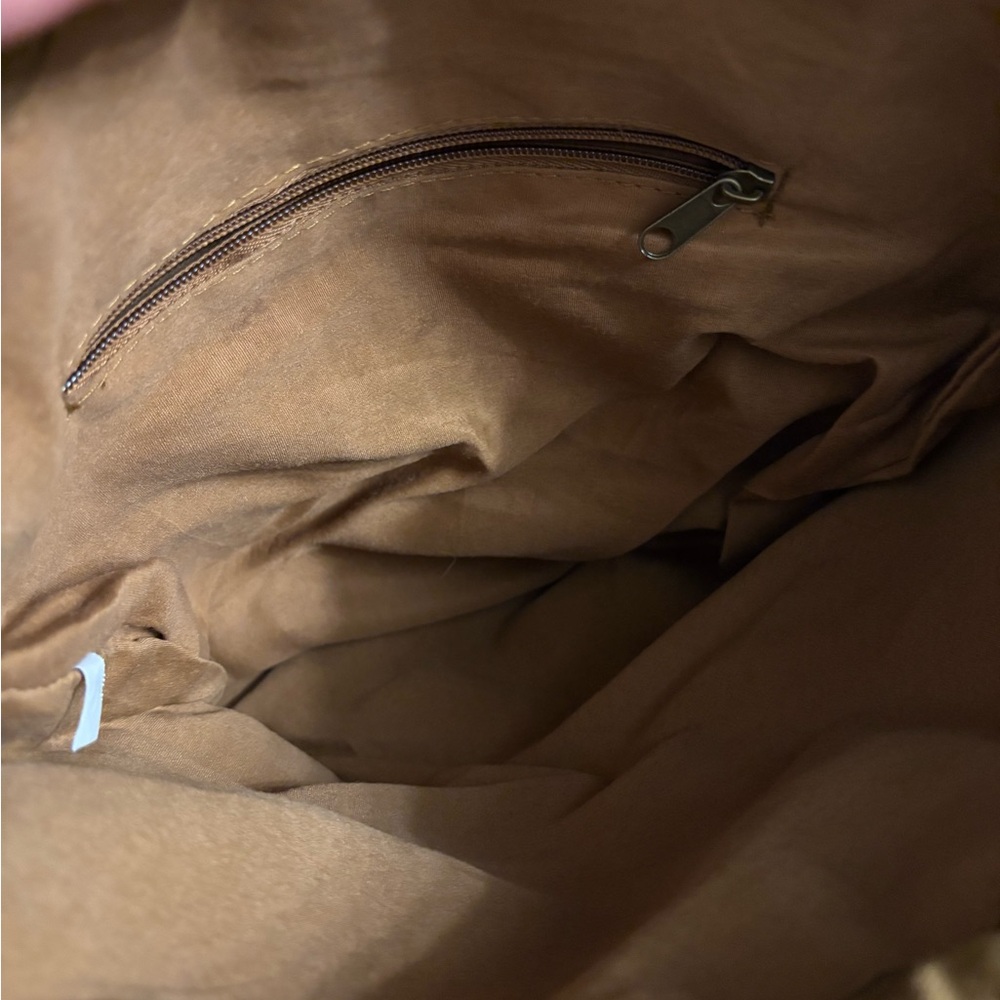 Backpack Bag Brown And Multicolor Patterned - image 5